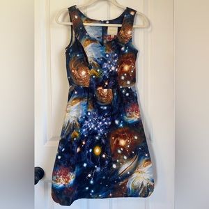 ModCloth Size Small Cotton A-line dress with pockets!